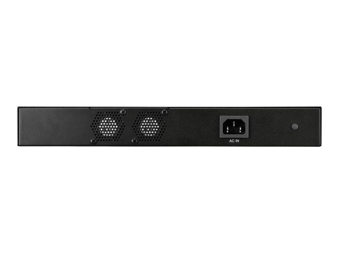 Switch PoE Gigabit no administrado Buffalo - Chasis metálico con puerto de larga duración