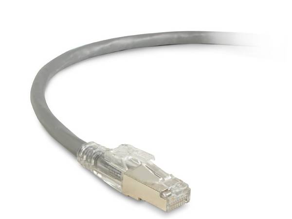 Gigabase 3 Cat5E de Black Box Corp., blindado, gris, 1,83 m
