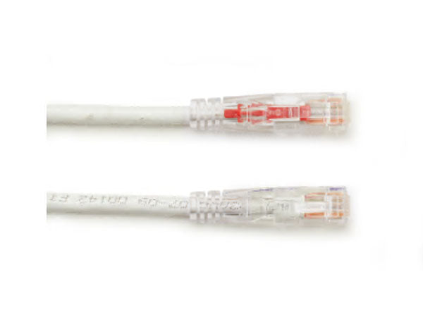 Cable de conexión Black Box Corp Gigabase 3 Cat5E blanco de 1,8 m