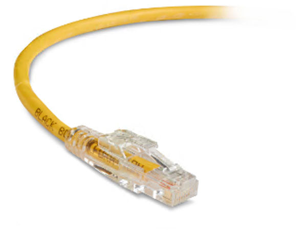 Cable de conexión Gigabase 3 Cat5E de Black Box Corp, amarillo, 3 m