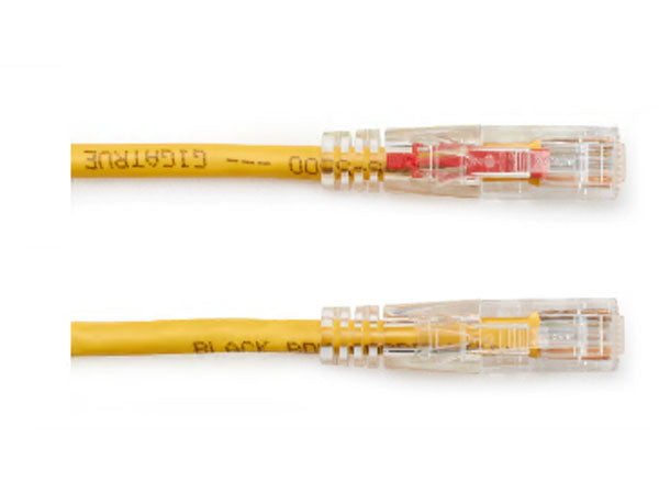 Cable de conexión Gigabase 3 Cat5E de Black Box Corp, amarillo, 3 m