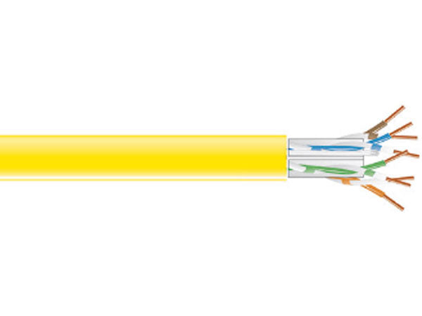 Plenum de cable sólido a granel Cat6A de Black Box Corp