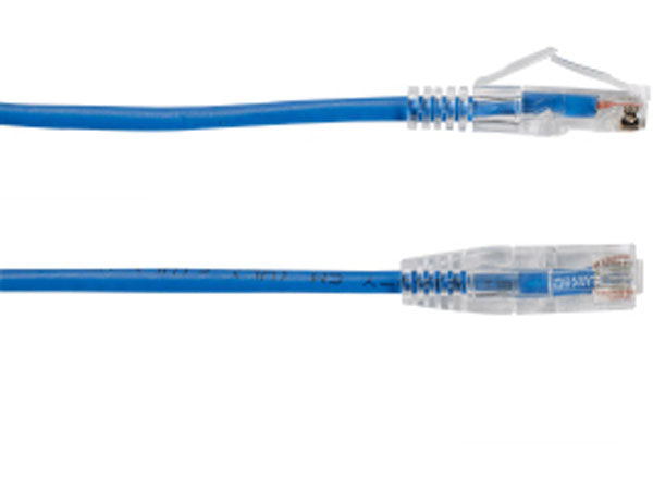Cable Slim-Net Cat6A azul de 1,2 metros de Black Box Corp