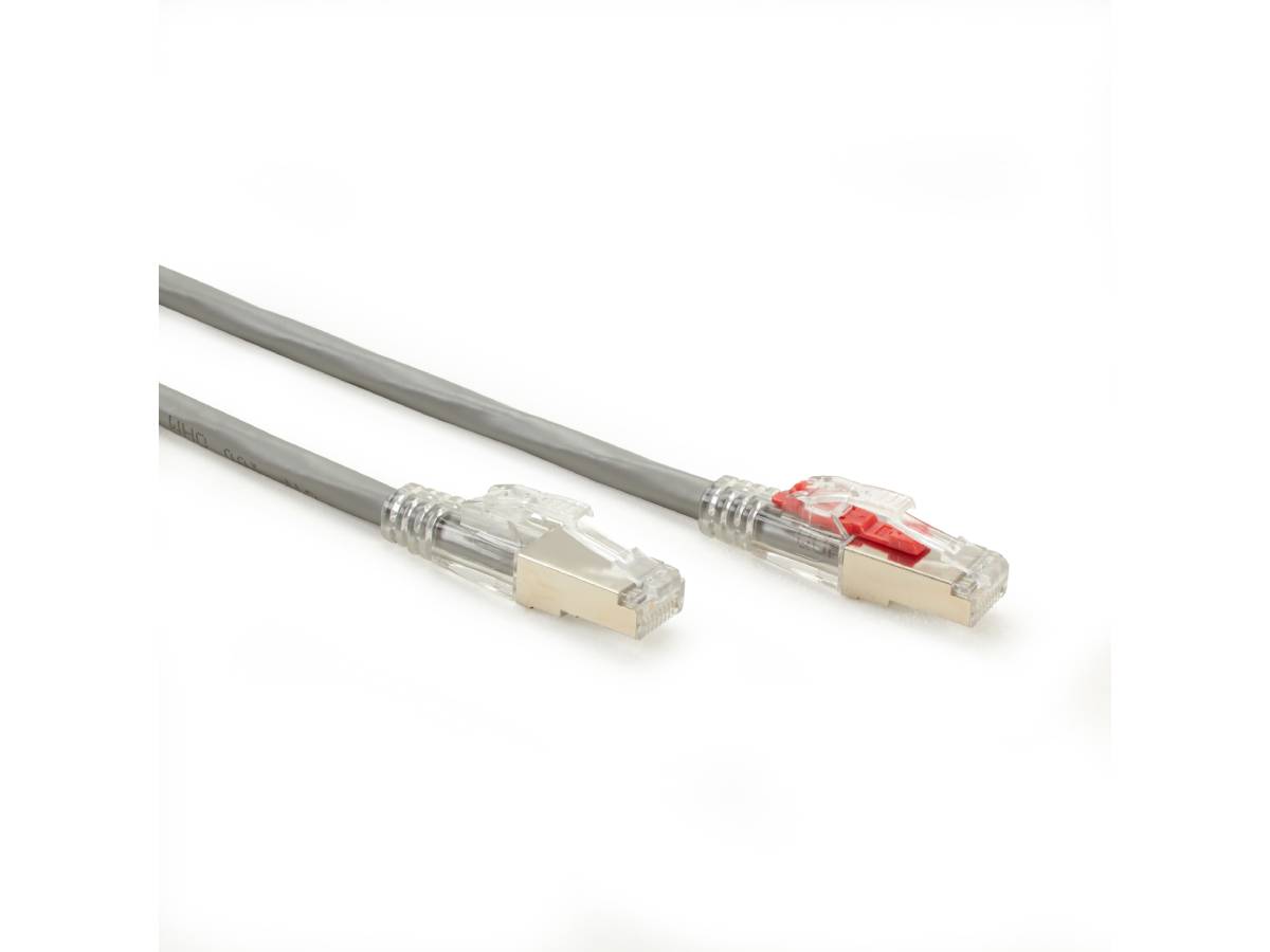 Black Box Corp Gigatrue 3 Cat6A Patch Cord Gray 3Ft