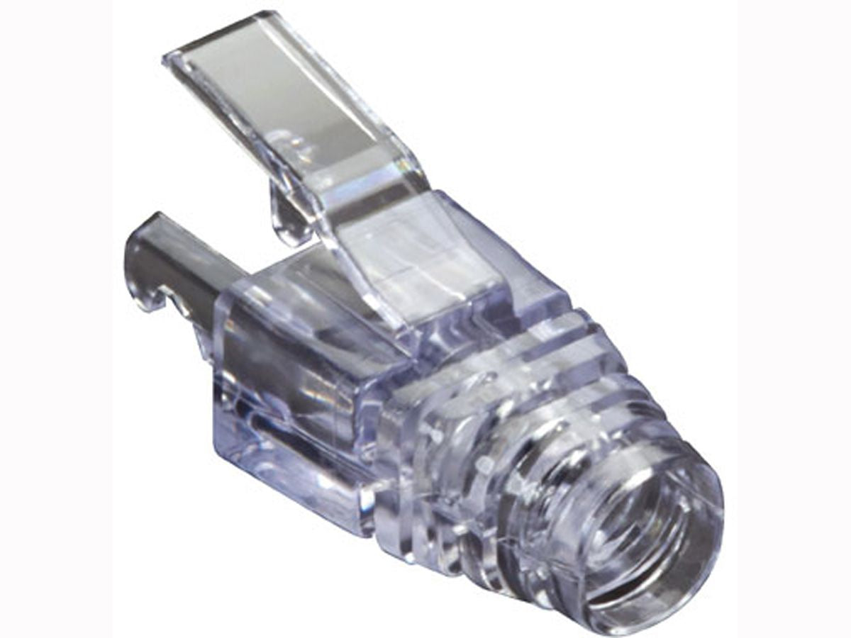 Câbles de protection EZ-Rj45 Cat6 de Black Box Corp, paquet de 25, transparents