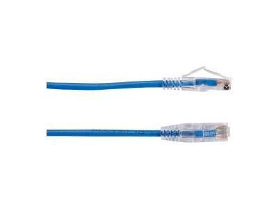 Black Box Corp Slim-Net 28-Awg Cat6 Pvc Blue, 4 Ft.