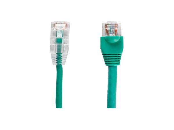 Black Box Corp Slim-Net 28-Awg Cat6 Pvc Green, 1 Ft.