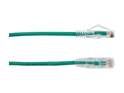 Black Box Corp Slim-Net 28-Awg Cat6 Pvc Green, 1 Ft.