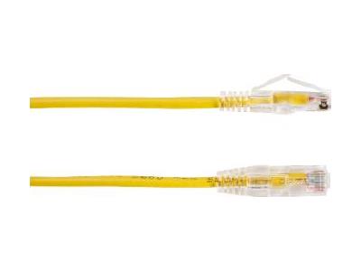 Black Box Corp Slim-Net Cat6 Patch Cable Yellow 10Ft