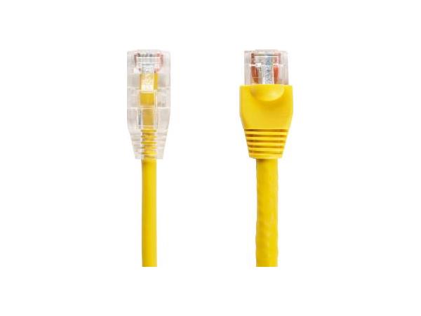 Black Box Corp Slim-Net Cat6 Patch Cable Yellow 10Ft