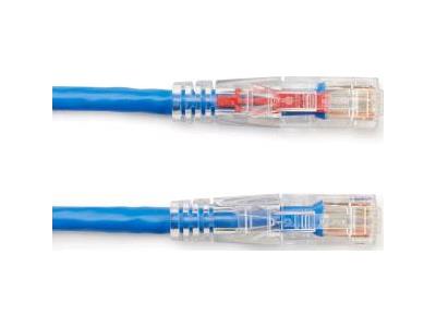 Black Box Corp Gigatrue 3 Cat6 Patch Cable Blue 1Ft