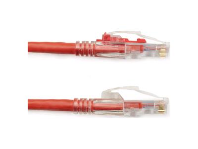 Cable de conexión Black Box Corp Gigatrue 3 Cat6 rojo de 2,13 m