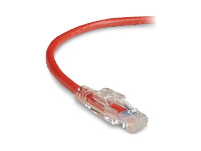 Cable de conexión Black Box Corp Gigatrue 3 Cat6 rojo de 2,13 m