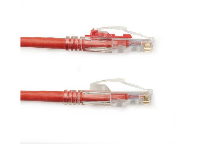 Cable de conexión Cat6 Gigatrue 3 de Black Box Corp, color rojo, 3 m