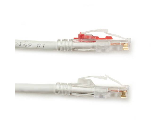 Cable de conexión Black Box Corp Gigatrue 3 Cat6 blanco de 3 m