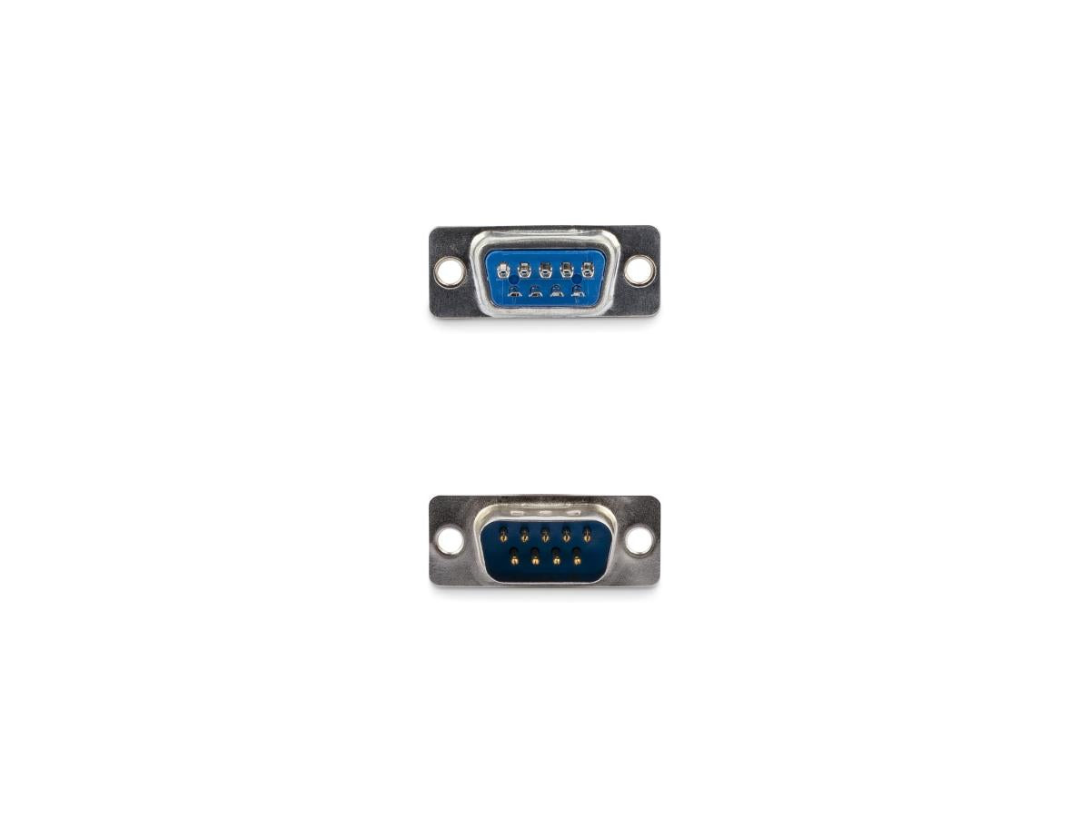 Connecteur D-Sub mâle à souder DB9 avec coque arrière