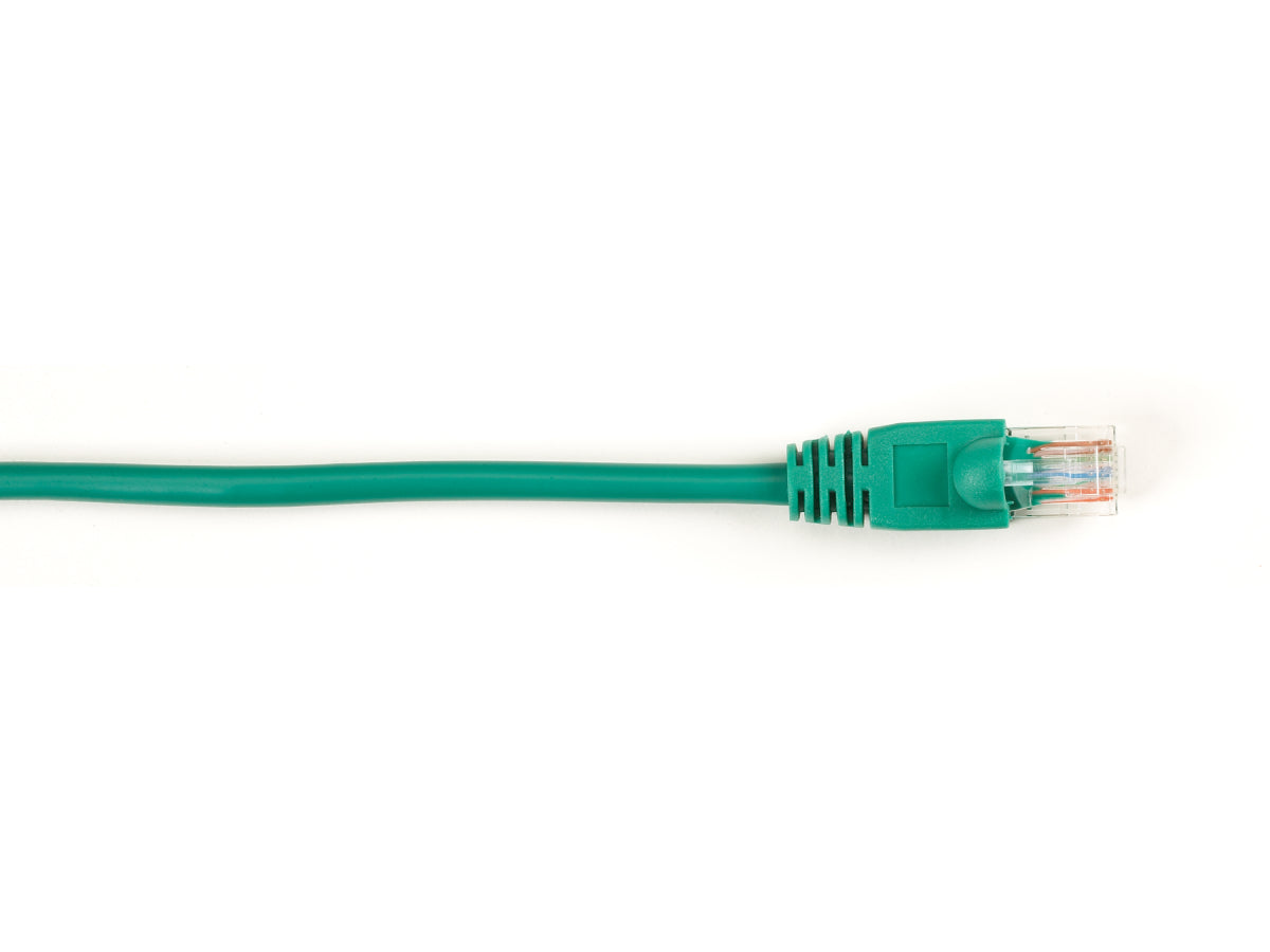 Cables de conexión Cat5E de Black Box Corp, color verde 007-Gn