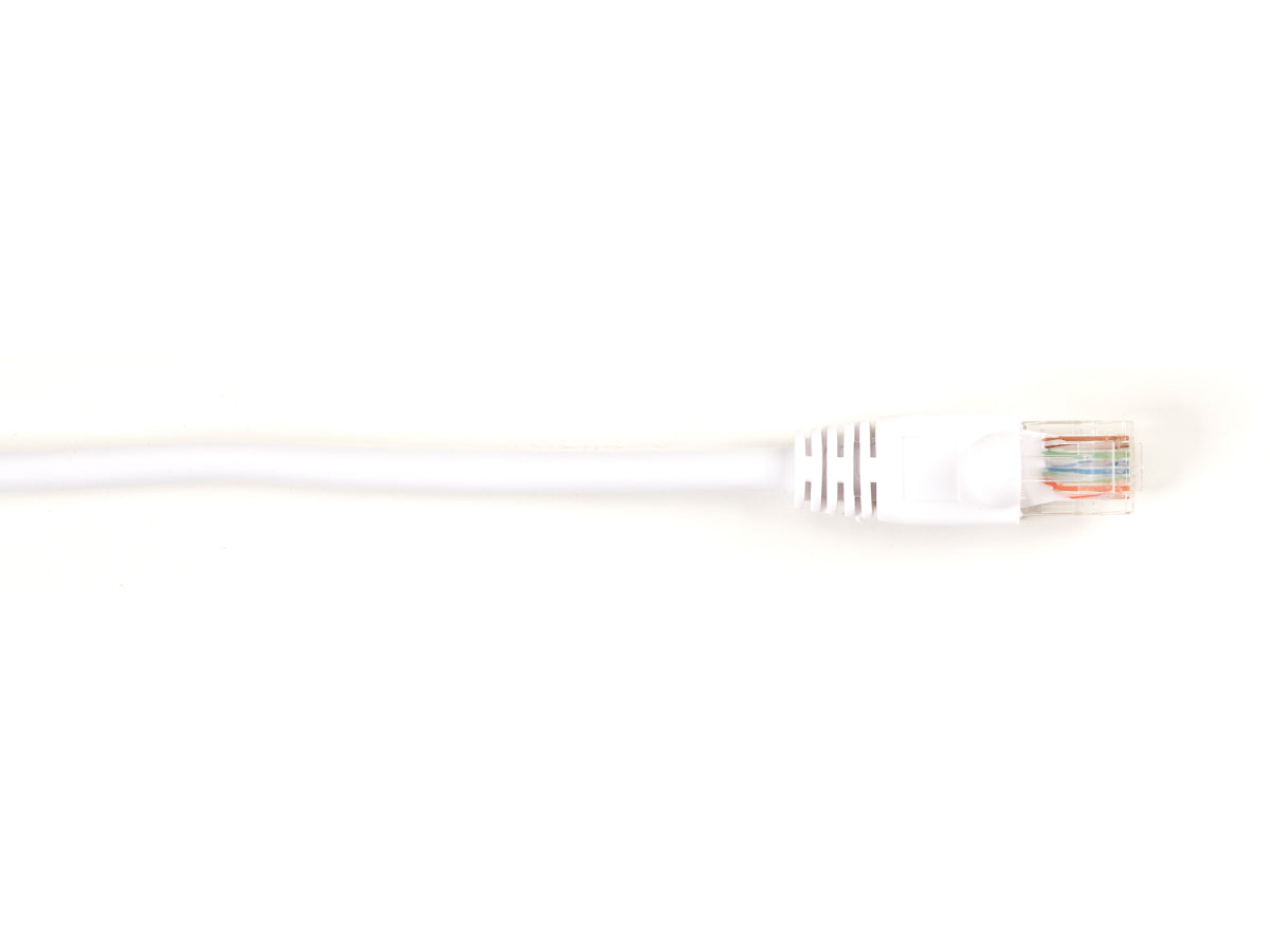 Câbles de raccordement Cat5E Black Box Corp, blancs, 007-Wh