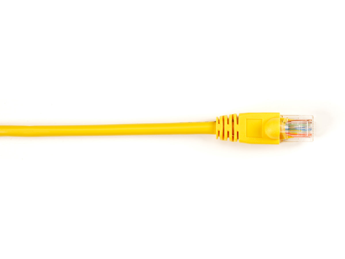 Patch de protection moulé Cat6 Black Box Corp, jaune, 60 cm