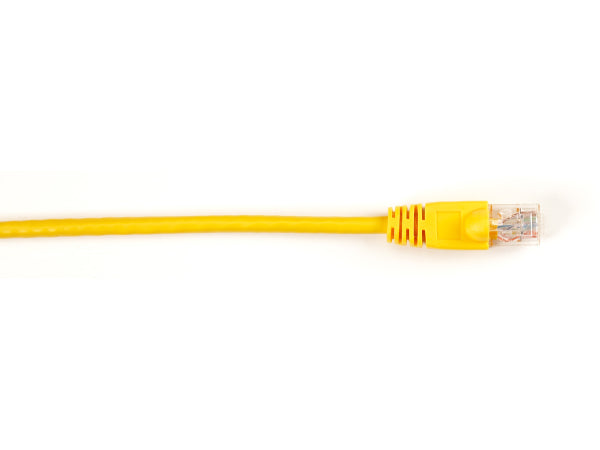 Parche de arranque moldeado Cat6 de Black Box Corp, amarillo, 20 pies