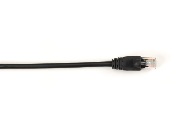 Parche de arranque moldeado Cat6 de Black Box Corp, negro, 25 pies