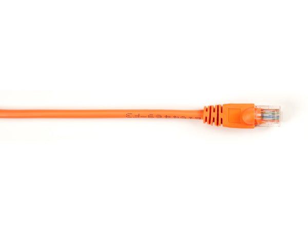 Parche de bota moldeado Cat6 de Black Box Corp, naranja, 25 pies