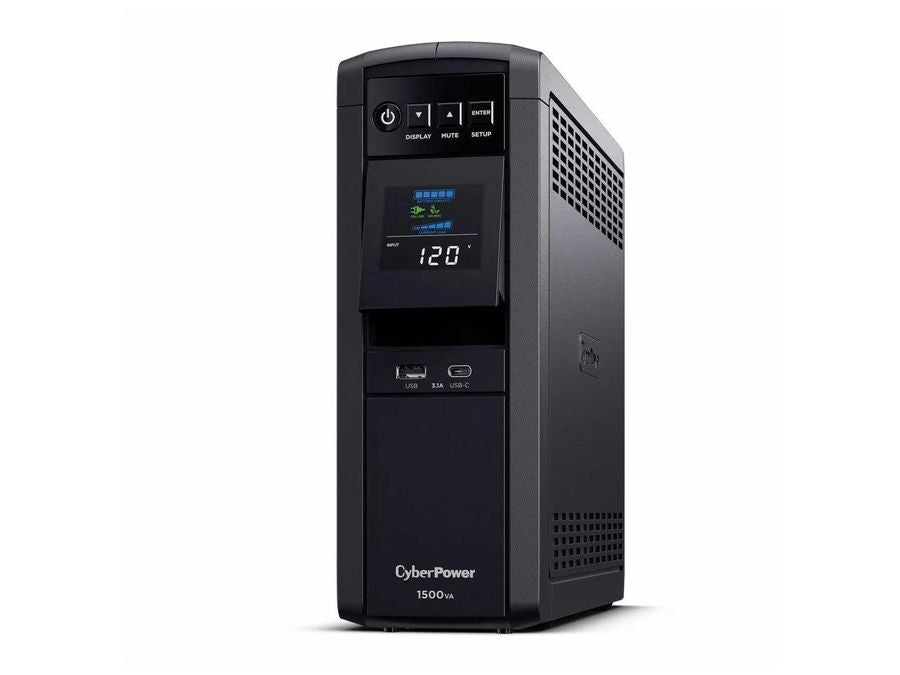 Cyberpower 1500Va/1000W, Pfc Sine Wave Mini-Tower Ups, 12 Nem