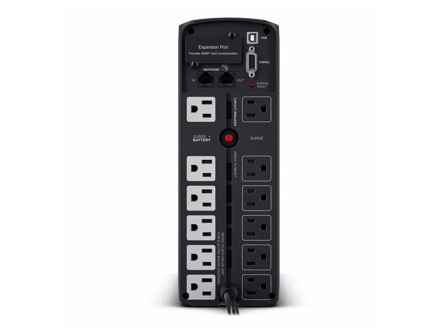 Cyberpower 1500Va/1000W, Pfc Sine Wave Mini-Tower Ups, 12 Nem