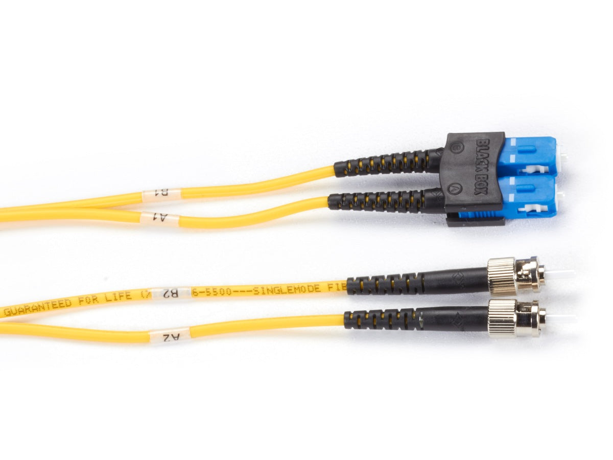 Cable de 9,0 micrones de Black Box Corp, St Sc, PVC, 3 m