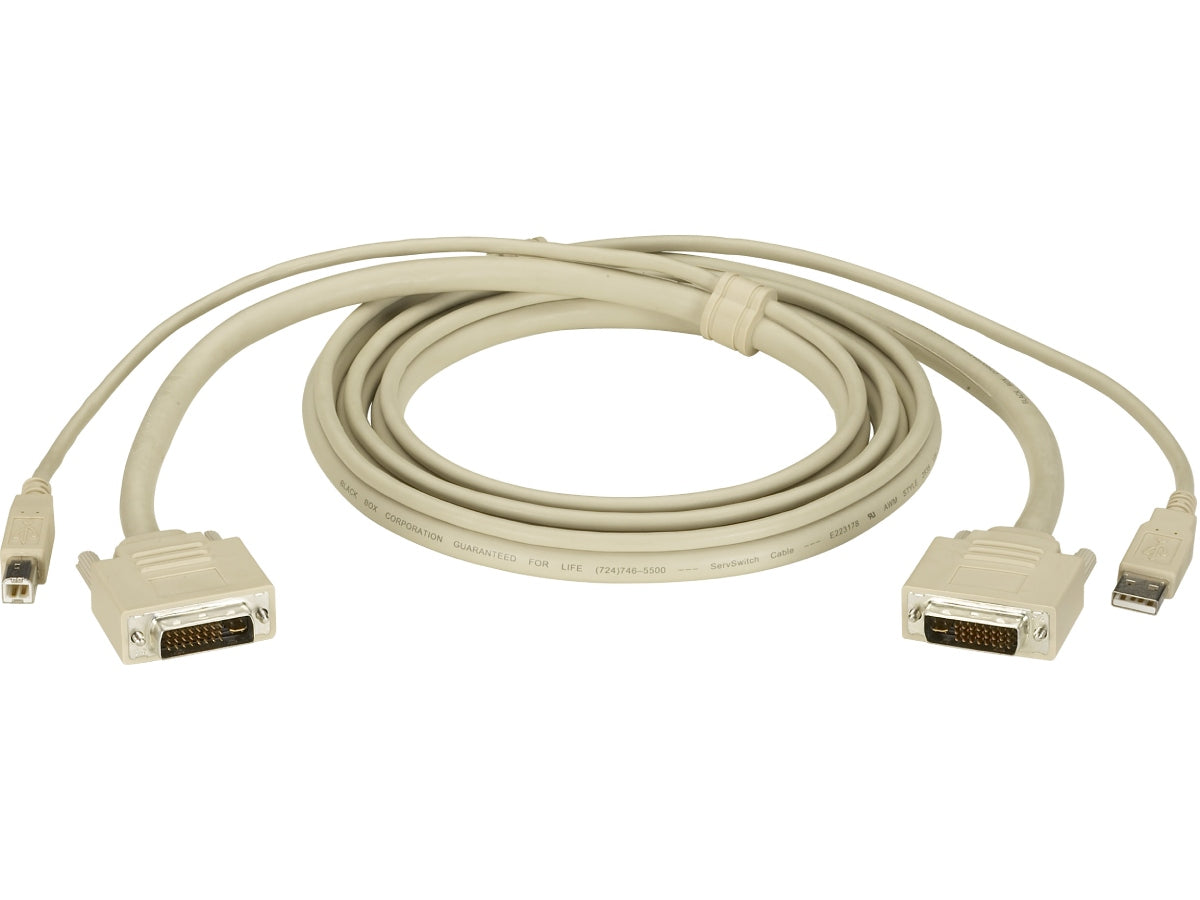 Câble DVI Black Box Corp, 1,8 m (6 pi) Ehn900024U-0006