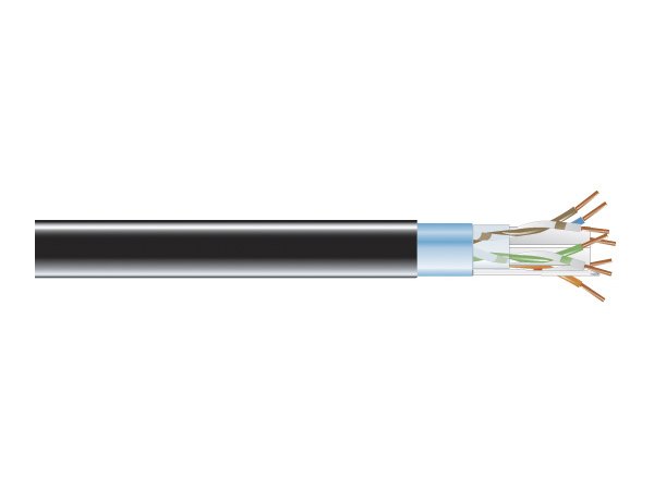 Cable sólido a granel de 0 MHz de Black Box Corp (Evnsl0618A-1000)