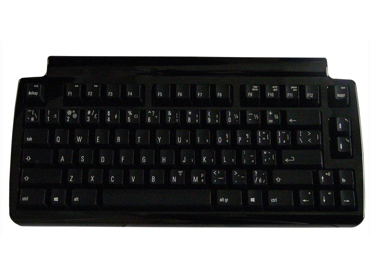 Mini Quiet Pro Keyboard For Pc - Black - French Canadian Layout