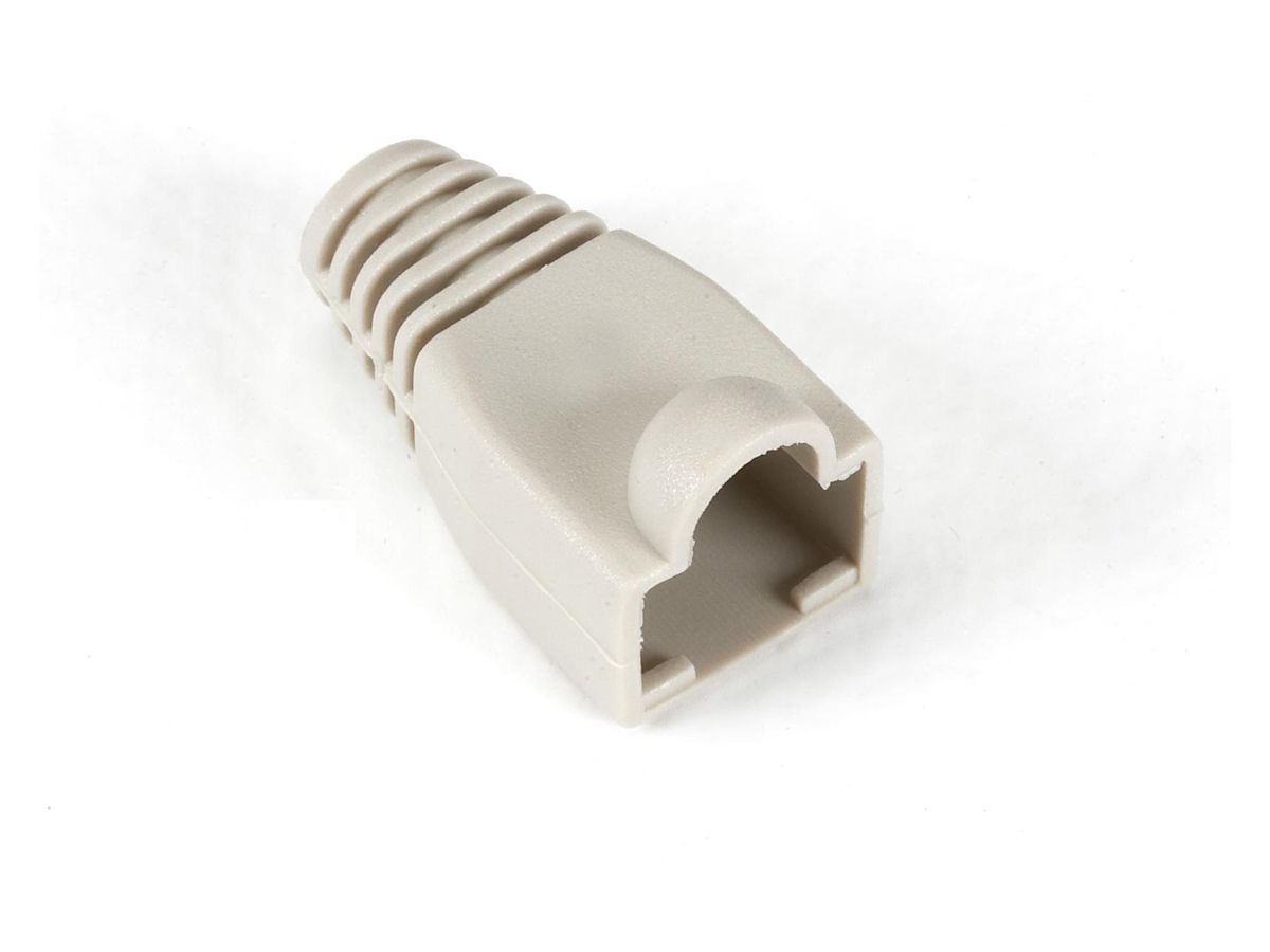 Gaines de câble anti-accrocs Black Box Corp, beiges, paquet de 50