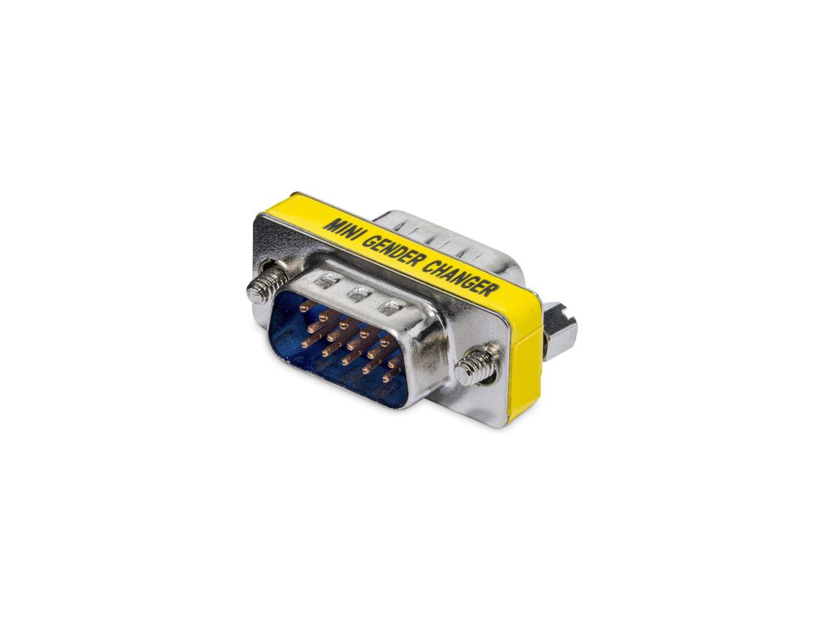 Cambiador de género VGA HD15 Slimline - M/M