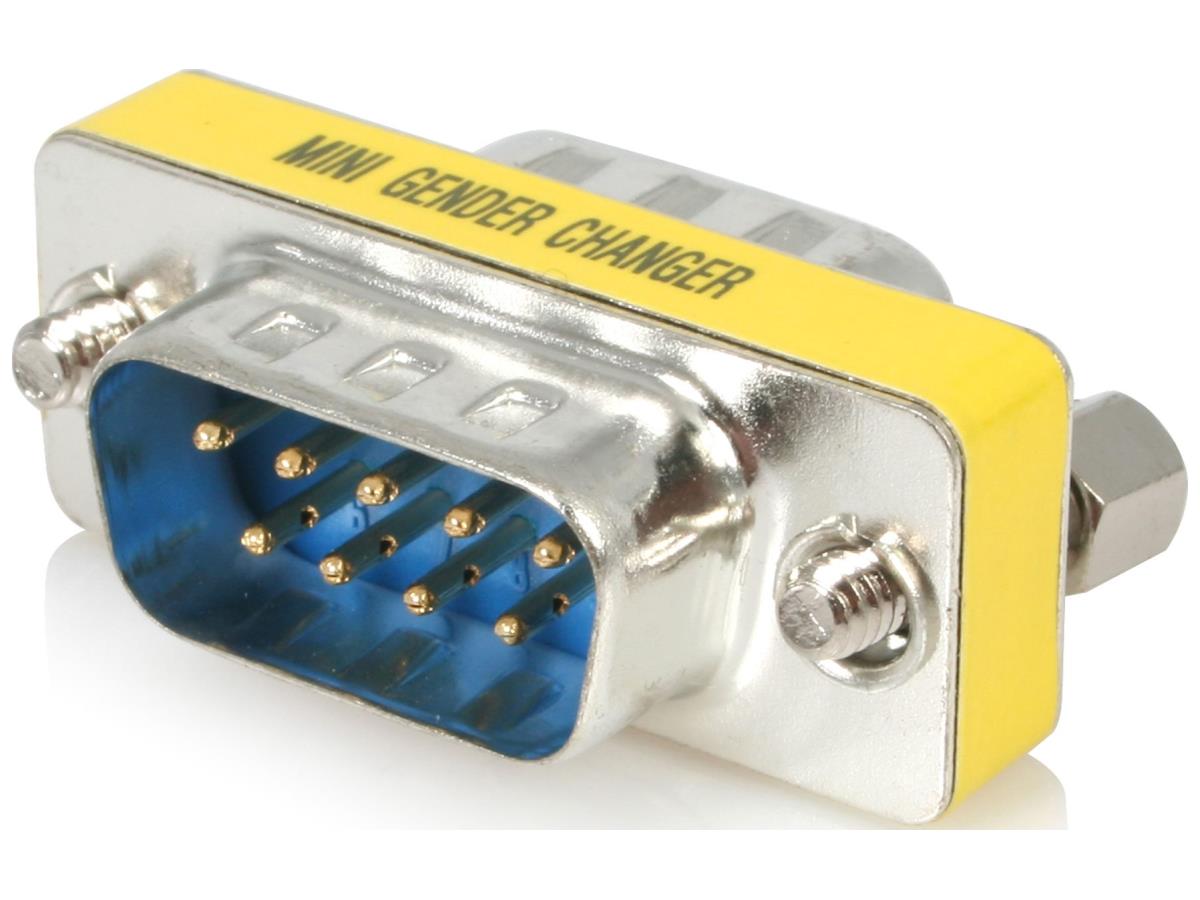 Startech.Com Slimline Serial Db9 Cambiador de Género - M/M - Serial Gen