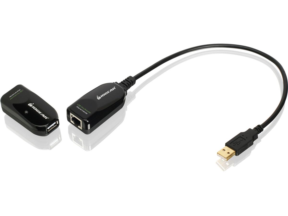 Extensor USB Iogear para Cat5 (Cat5E o Cat6)