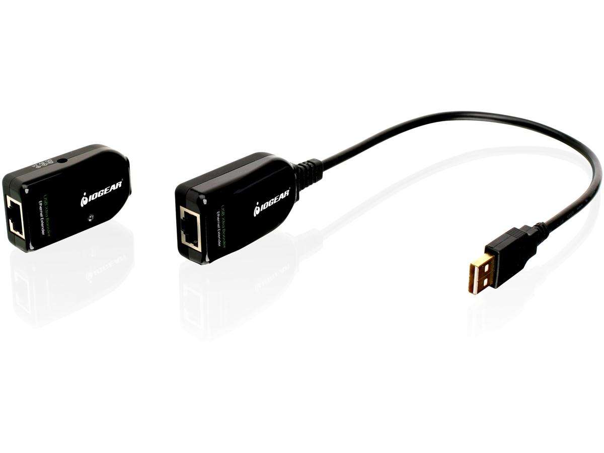 Extensor USB Iogear para Cat5 (Cat5E o Cat6)