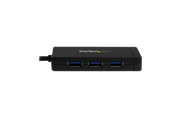 Hub USB C de 3 puertos GbE C a adaptador de corriente A