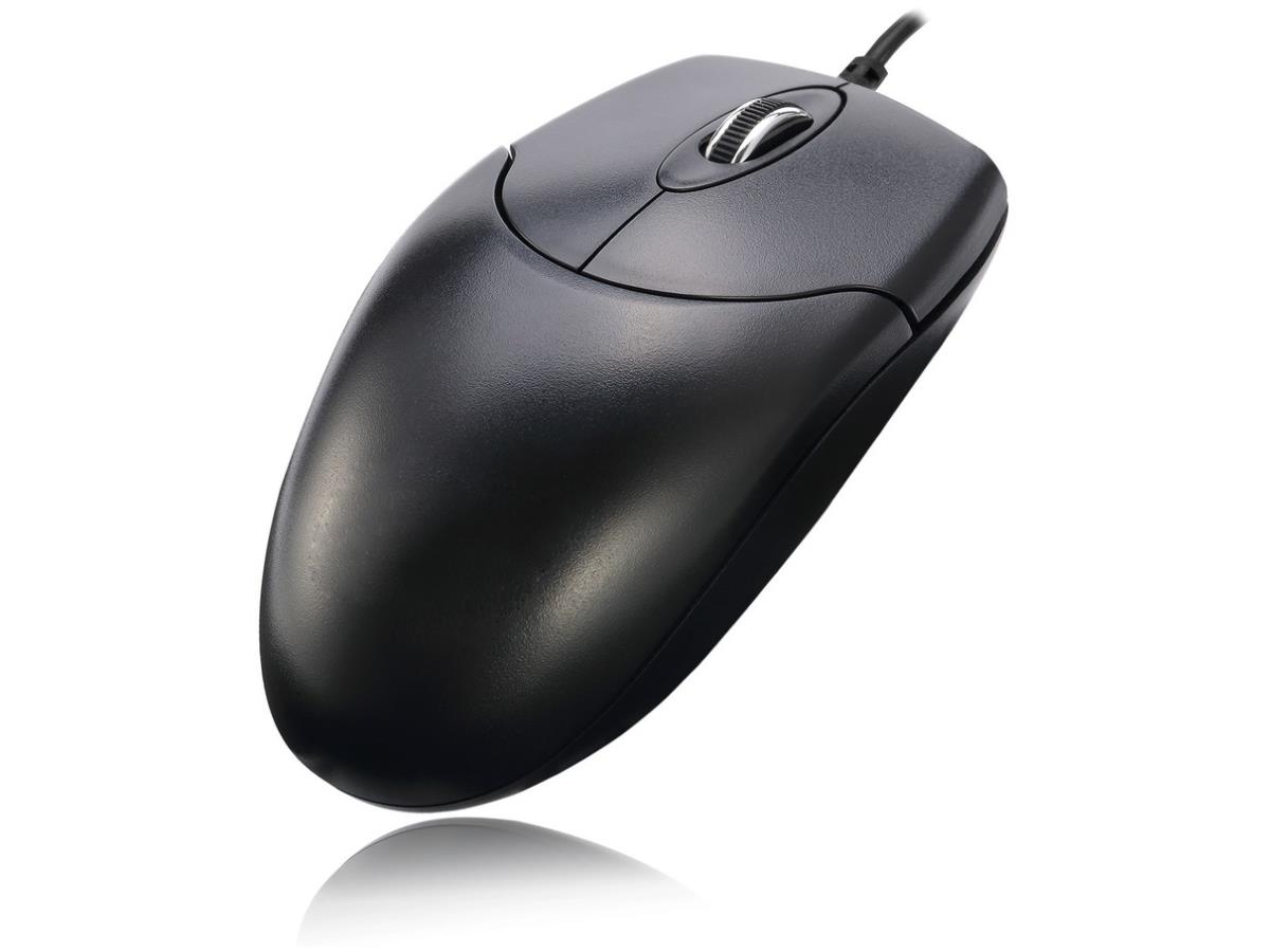 3-Btn 1600 Dpi Lsr Mse,Usb,Blk,Fast