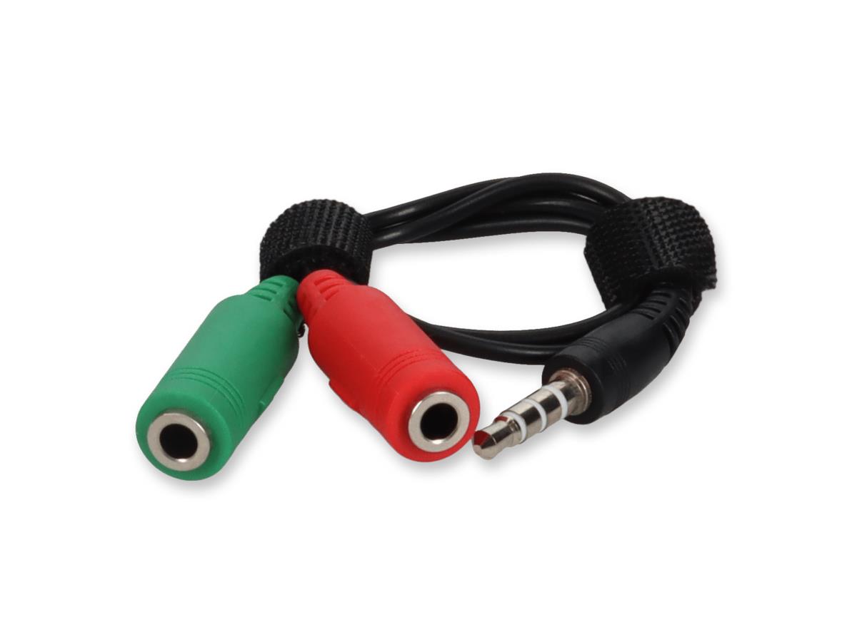 Add-On8In Audio M/F Black Cable