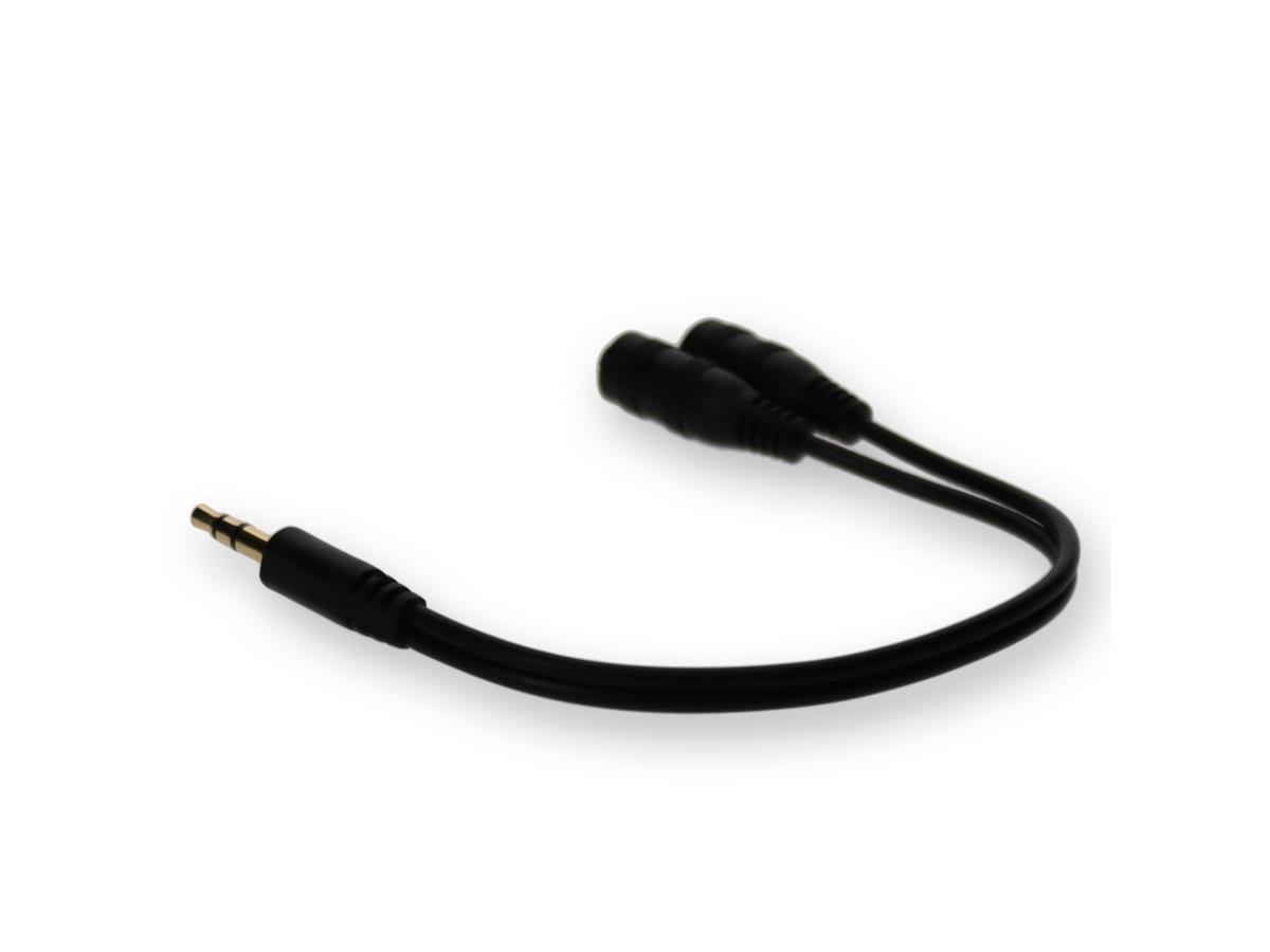 Add-On5Pk 8In Audio M/F Splitter Cable