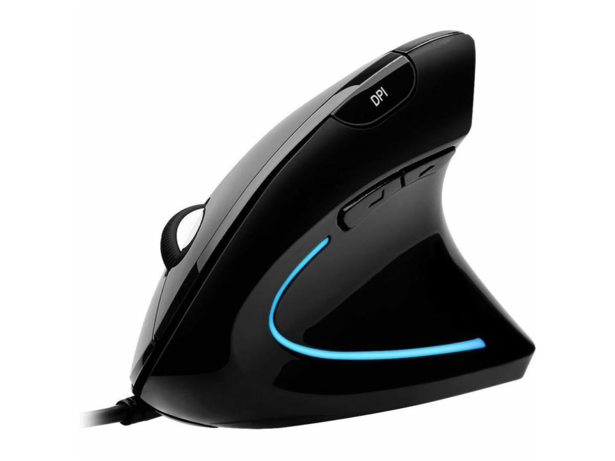 Adesso Vert Ergo Mse 3 Btn Switch Dpi Usb Noir