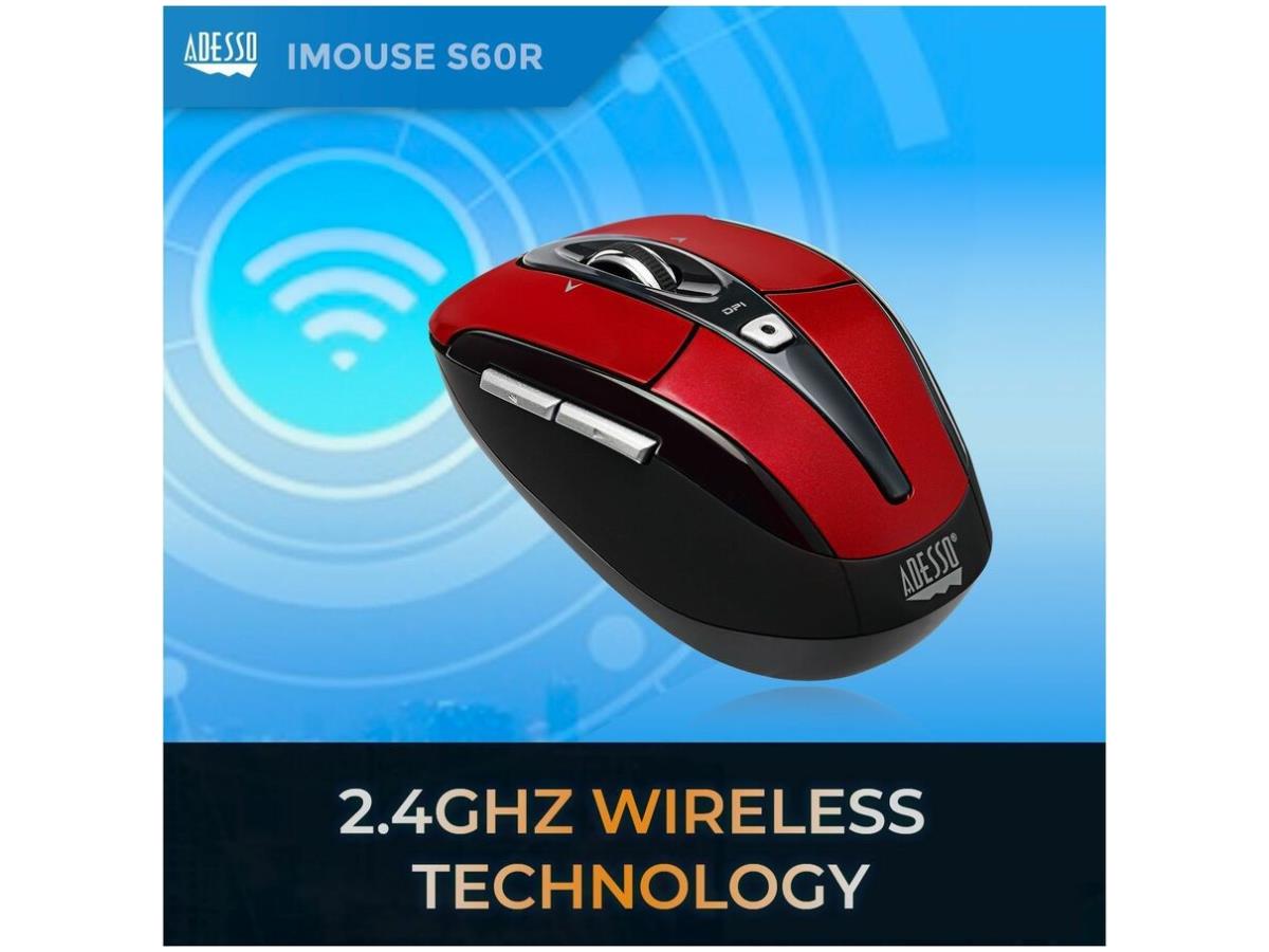 Interruptor de encendido y apagado MSE Wrls de 2,4 GHz, color rojo
