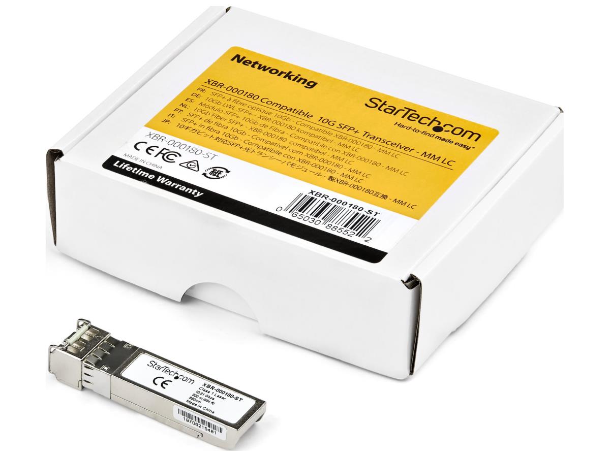 Módulo SFP+ compatible con HPE JD092B de Startech.Com, 10 GBase-Sr, 10 GbE