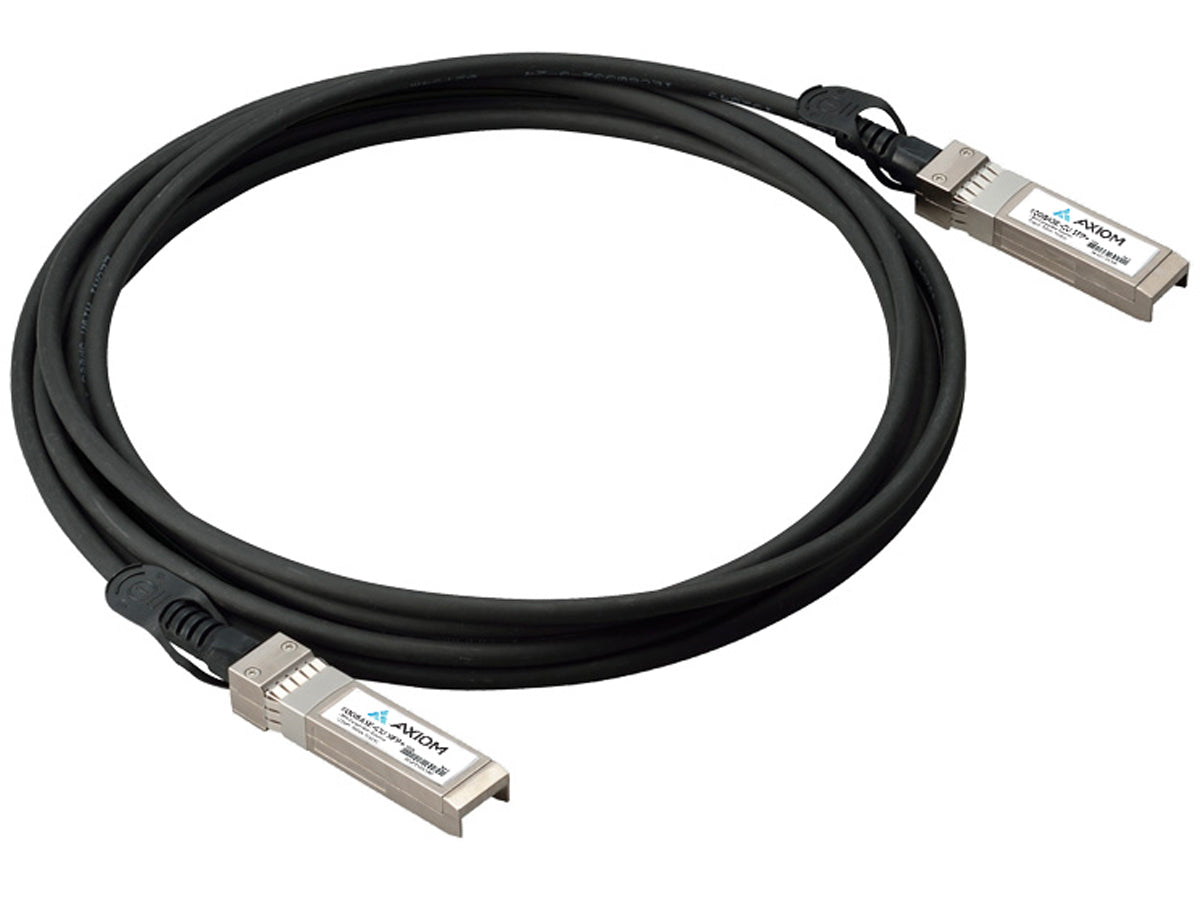 Cable Twinax DAC pasivo Axiom 10Gbase-Cu SFP+, compatible con Aruba, 1 m