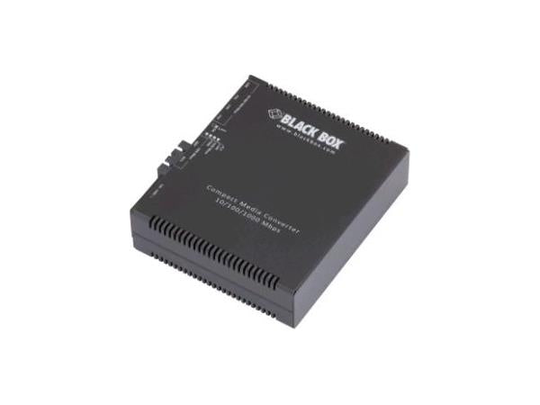 Black Box Corp Gig Media Conver 3 Port Inter Pow Sm/Sc