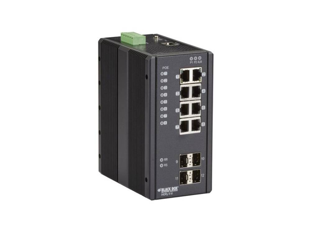 Black Box Corp Dustrial Managed Gigabit Switch Lie1014A