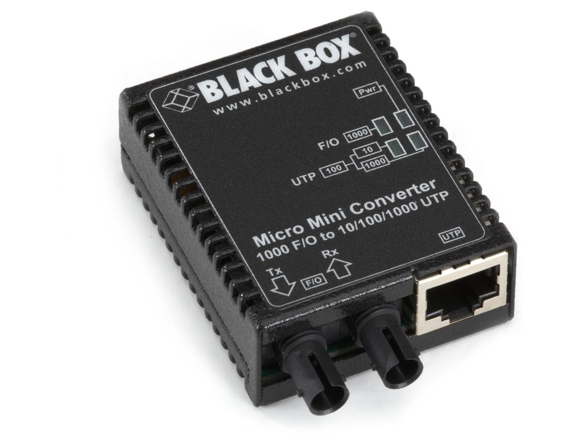 Black Box Corp 0/1000 St Media Converter Us Ps Lmc4001A