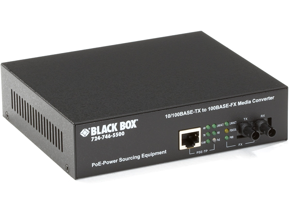Black Box Corp Media Converter, 10Base-T/100Bas Lpm601A