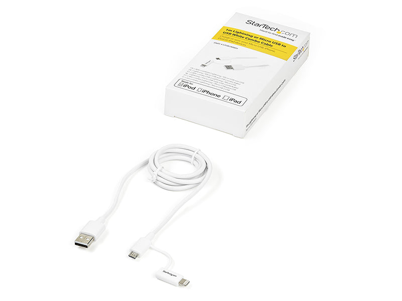 1M Lightning Or Micro Usb To Usb Cable